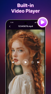 اسکرین شات 5 برنامه Video Player & Download Video