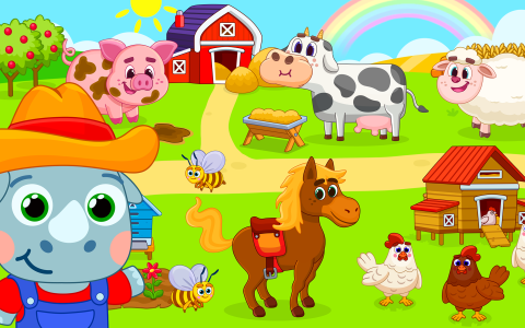 اسکرین شات 5 بازی Farm for kids