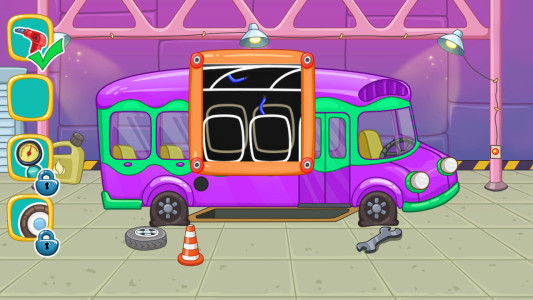 اسکرین شات 3 بازی Kids Bus: Wash, Repair & Ride