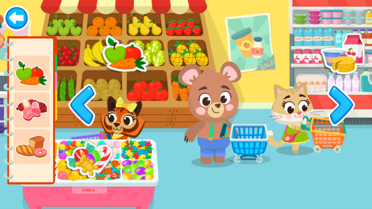 اسکرین شات 1 بازی Kids Supermarket: Mini Games
