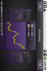 اسکرین شات 6 برنامه aCurrency (exchange rate)