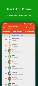 اسکرین شات 2 برنامه App Usage - Manage/Track Usage