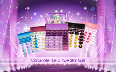 اسکرین شات 8 برنامه Star Girl Calculator
