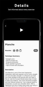 اسکرین شات 8 برنامه Thenics: Calisthenics Coach