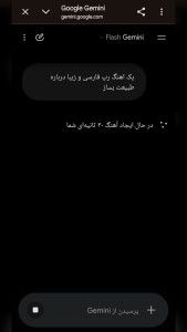 اسکرین شات 2 برنامه آموزش جمنای