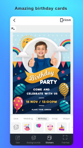 اسکرین شات 4 برنامه Name On Pics, invitation maker