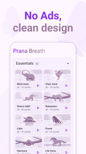 اسکرین شات 1 برنامه Prana Breath: Meditation, Calm
