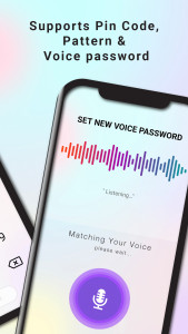 اسکرین شات 2 برنامه Voice Lock Screen