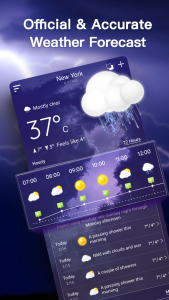 اسکرین شات 4 برنامه Live Weather Forecast