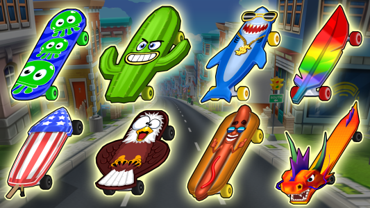 اسکرین شات 2 بازی Skater Run Skate Park