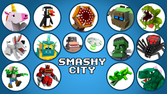 اسکرین شات 1 بازی Smashy City - Monster Battles