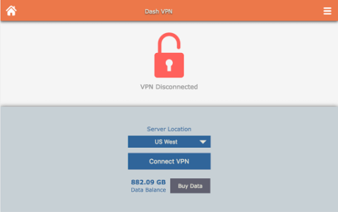 اسکرین شات 8 برنامه - VPN (Dash VPN)