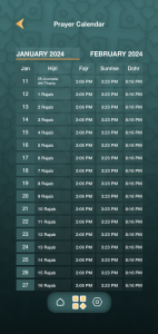اسکرین شات 2 برنامه Prayer Times, Qibla Finder