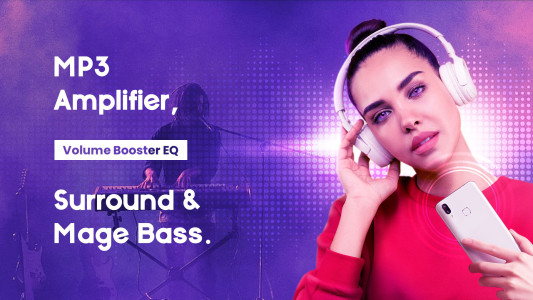 اسکرین شات 1 برنامه Volume Booster EQ 200% Louder