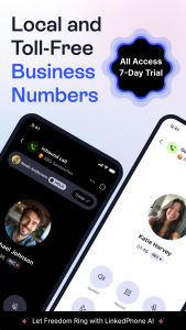 اسکرین شات 1 برنامه Linked Phone Business Number