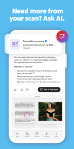 اسکرین شات 6 برنامه Adobe Scan AI PDF Scanner, OCR