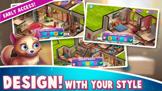 اسکرین شات 5 بازی American Dream Home Design