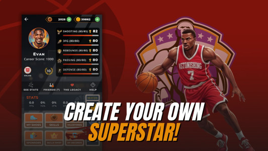 اسکرین شات 2 بازی Basketball Career 26