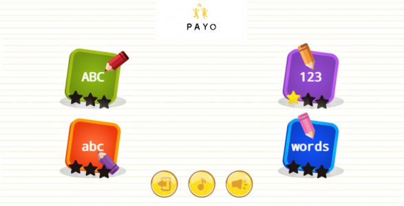 اسکرین شات 2 بازی پایو - آموزش حروف انگلیسی