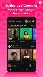 اسکرین شات 3 برنامه Boomplay: Music & Live Stream