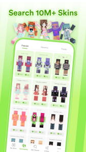 اسکرین شات 1 برنامه Skinseed for Minecraft