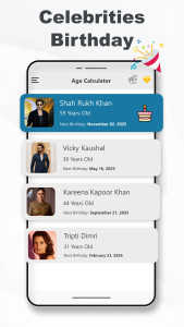 اسکرین شات 5 برنامه Age Calculator - Date of Birth