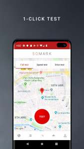 اسکرین شات 3 برنامه 5GMARK Speed & Quality Test
