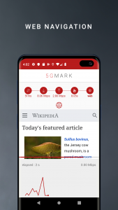 اسکرین شات 6 برنامه 5GMARK Speed & Quality Test