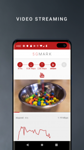 اسکرین شات 5 برنامه 5GMARK Speed & Quality Test