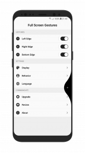 اسکرین شات 2 برنامه Full Screen Gestures