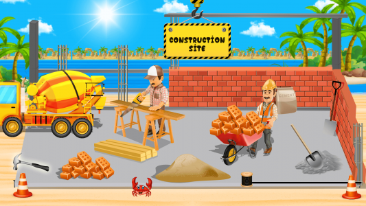 اسکرین شات 1 بازی Beach House Construction Games