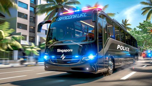 اسکرین شات 4 برنامه Real Bus simulator 3d game