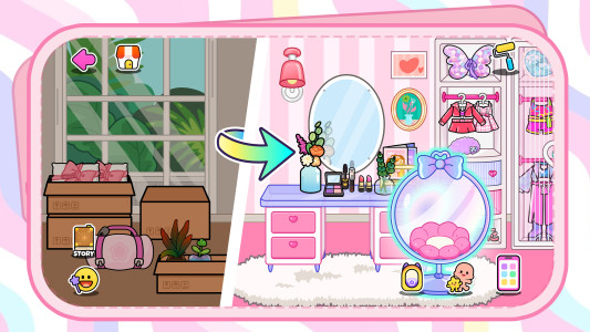 اسکرین شات 4 بازی Aha World: Doll Dress-Up Game