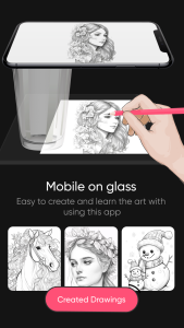 اسکرین شات 3 برنامه AR Drawing : Sketch & Trace