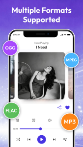اسکرین شات 2 برنامه Music Player - MP3 Player