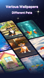 اسکرین شات 4 برنامه Interactive Wallpaper-PetWallz