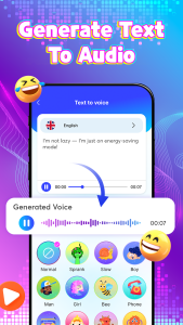 اسکرین شات 6 برنامه Voice changer - Funny AI Voice