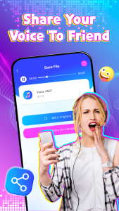 اسکرین شات 7 برنامه Voice changer - Funny AI Voice