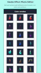 اسکرین شات 4 برنامه Smoke Effect Photo Editor