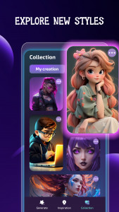 اسکرین شات 5 برنامه AI Art Generator: Photo Editor