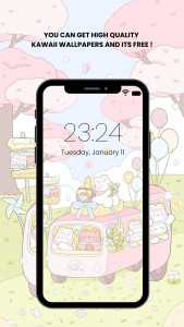 اسکرین شات 1 برنامه Kawaii Wallpaper HD 4K