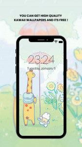 اسکرین شات 3 برنامه Kawaii Wallpaper HD 4K