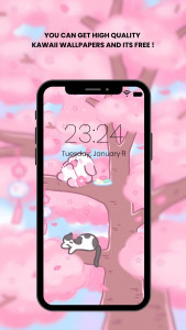 اسکرین شات 2 برنامه Kawaii Wallpaper HD 4K