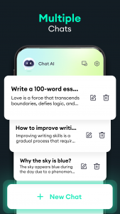اسکرین شات 6 برنامه Chat AI, My Bot