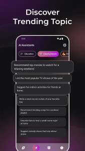 اسکرین شات 5 برنامه Zenbot: Chat with AI Assistant