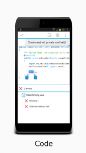 اسکرین شات 3 برنامه AIDE- IDE for Android Java C++