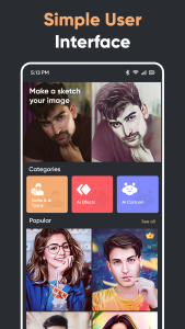 اسکرین شات 3 برنامه AI Photo Editor & Effects