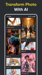 اسکرین شات 2 برنامه AI Photo Editor & Effects