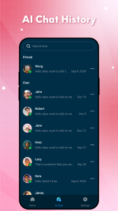 اسکرین شات 3 برنامه AipyBot - Character Chat AI
