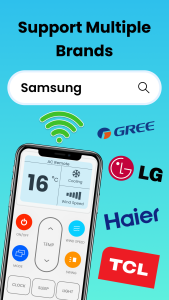 اسکرین شات 2 برنامه AC Remote Control For Android